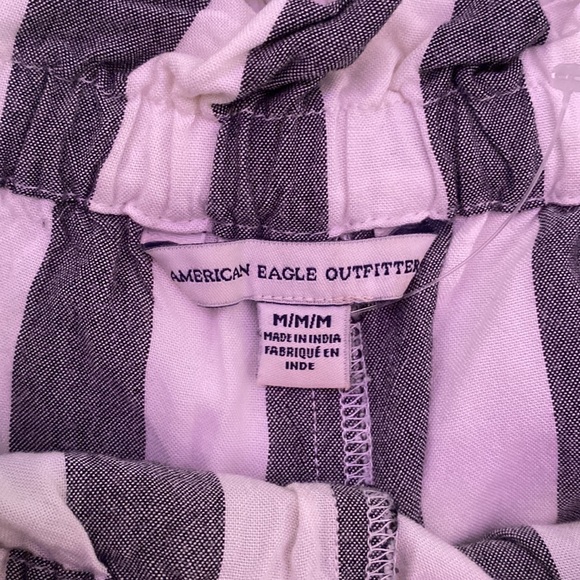 American Eagle Stripped Flowy Pants - Picture 2 of 2